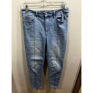 Ella Moss Jeans Women's Size 28 Blue High Rise Skinny Ankle Whiskered Faded